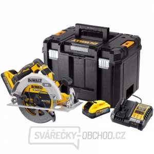 Aku bezuhlíková kotoučová pila DeWALT DCS573H2T POWERSTACK 18V