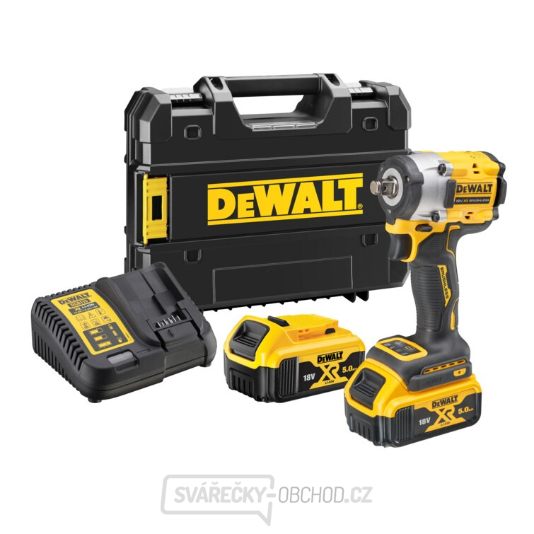 Aku bezuhlíkový rázový utahovák DeWALT 18V 2,0Ah 1/2"