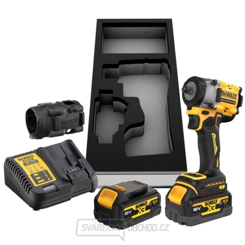 Aku bezuhlíkový rázový utahovák DeWALT 18V  3/8"