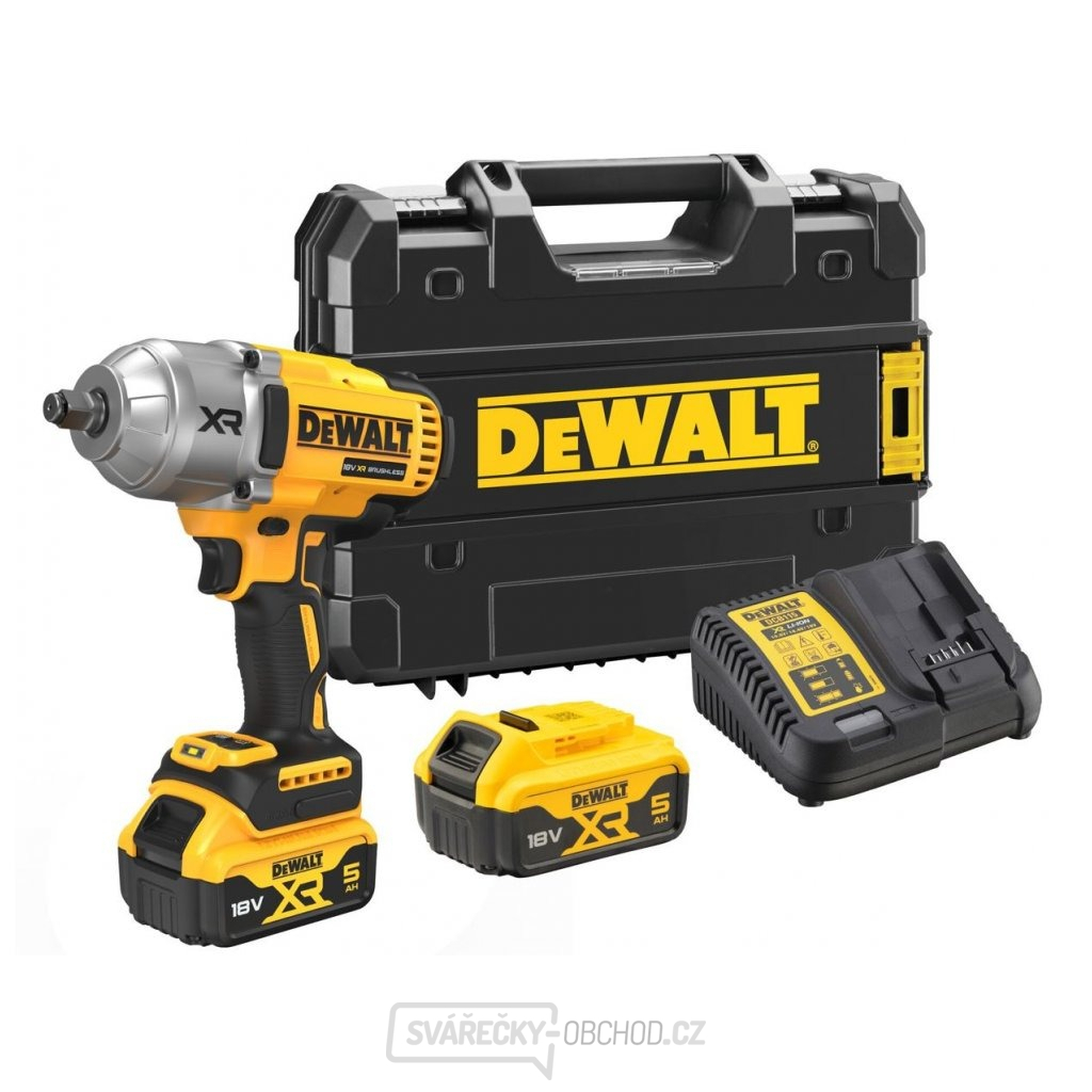 Aku bezuhlíkový rázový utahovák DeWALT DCF900P2T 18V 5,0 Ah