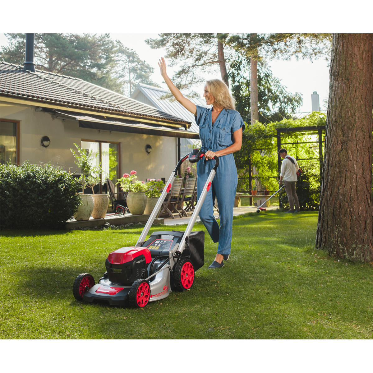 Akumulátorová sekačka na trávu CRAMER 48LM48SPK4 + KIT Náhled
