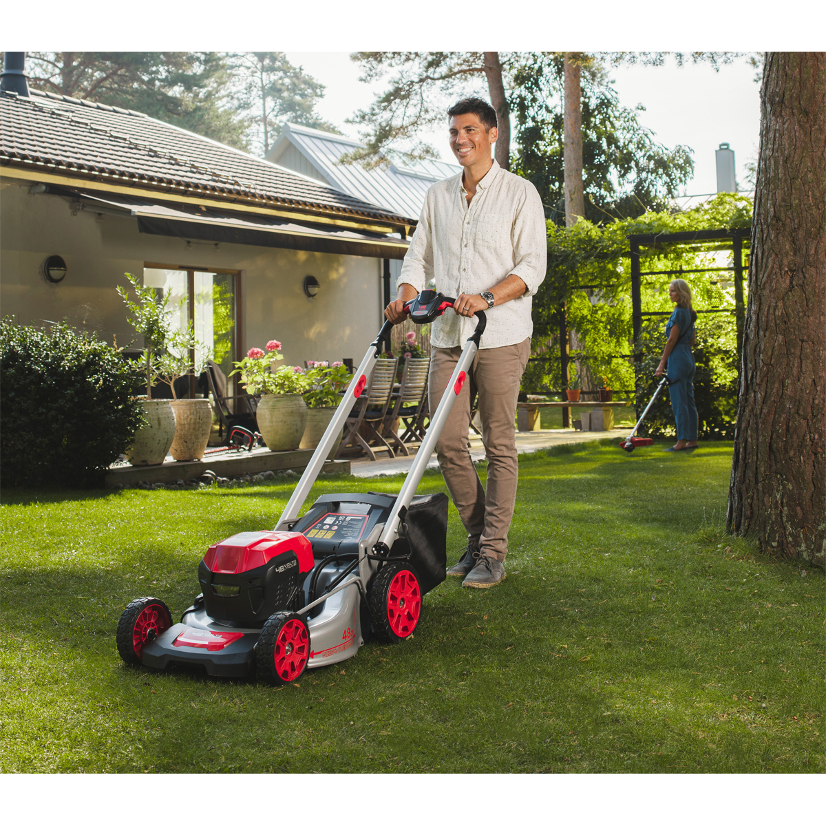 Akumulátorová sekačka na trávu CRAMER 48LM48SPK4 + KIT Náhled