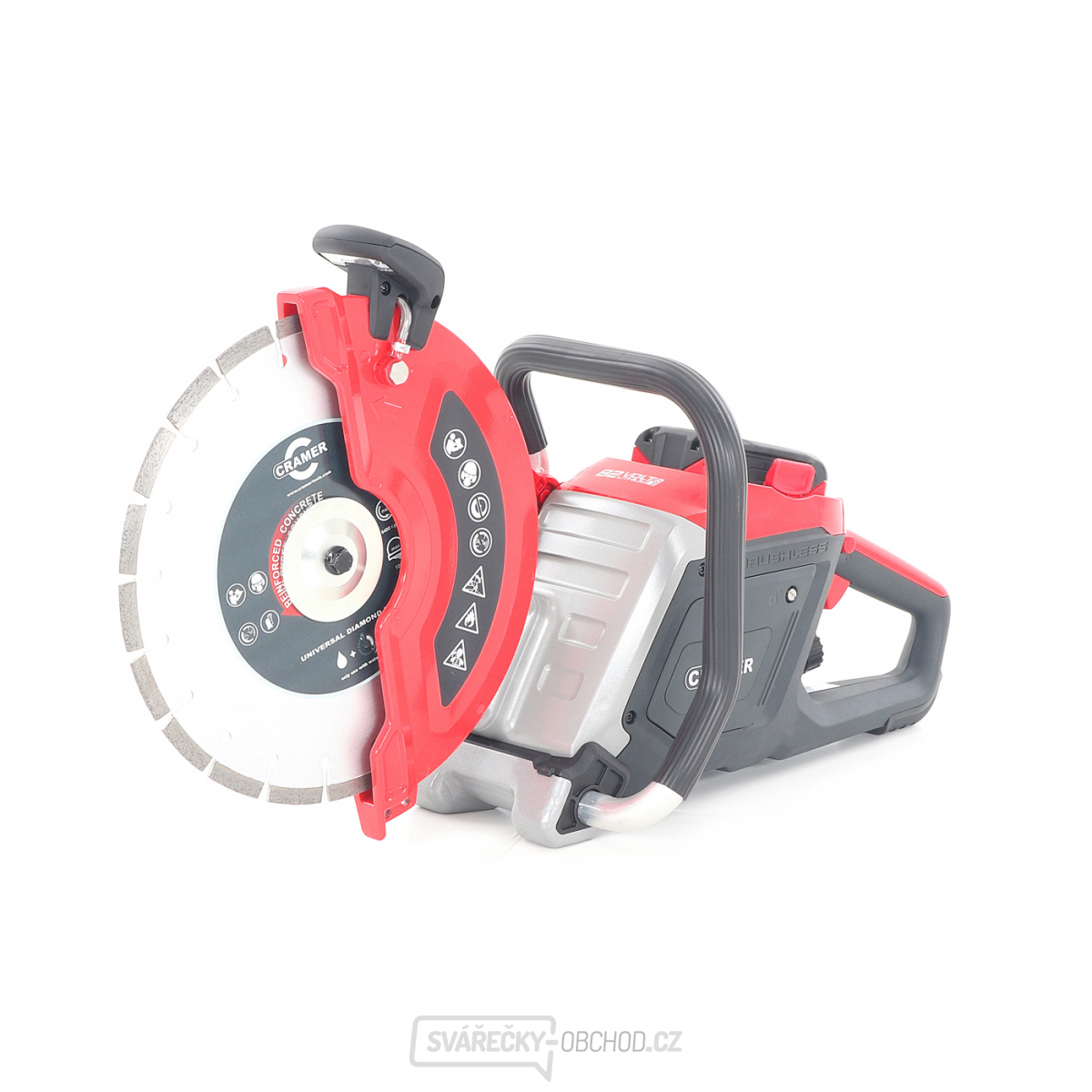 Akumulátorová rozbrušovací pila CRAMER 82PC300 (Dodáváno bez baterie a nabíječky)