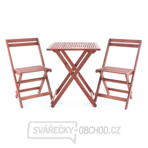 Balkonový set VeGA MERANTI KRETA SET 2+1 Balkonový set VeGA MERANTI KRETA SET 2+1 gallery main image