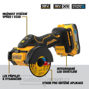 Aku bezuhlíková univerzální řezačka DeWALT DCS438E2T 18 V (bez akumulátoru a nabíječky) Náhled