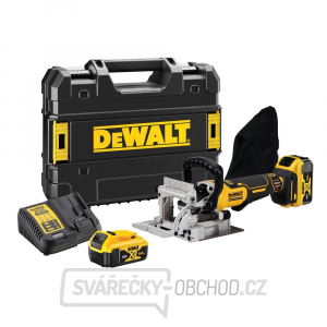 Aku bezuhlíková lamelovací frézka DeWALT DCW682P2 5,0 Ah