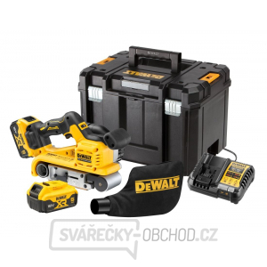 Aku pásová bruska DeWALT DCW220P2 18V, XR 5.0 Ah