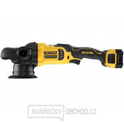 Aku bezuhlíková excentrická leštička DeWALT DCM848P2 125 mm 18 V Náhled