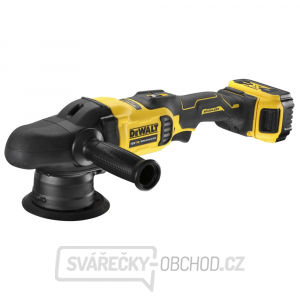 Aku bezuhlíková excentrická leštička DeWALT DCM848P2 125 mm 18 V