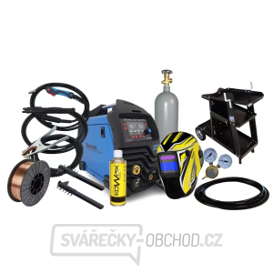 Sherman DIGIMIG 207 EASYLITE + Hořák 3m+ Kabely 2m + Drát + Sprej + Kukla + Vozík + Ventil + plná Lahev CO2 Sherman DIGIMIG 207 EASYLITE + Hořák 3m+ Kabely 2m + Drát + Sprej + Kukla + Vozík + Ventil + plná Lahev CO2 gallery main image
