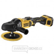 Aku bezuhlíková rotační leštička 125 mm - 180 mm DeWALT DCM849N (bez akumulátoru a nabíječky) gallery main image