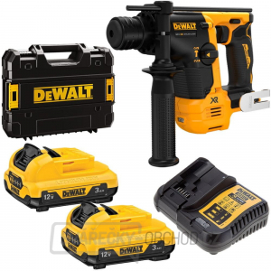 Aku bezuhlíkové vrtací kladivo DeWALT DCH072L2 12 V 2 x XR 3,0 Ah  