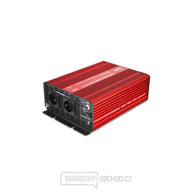 Měnič napětí GETI GPI 2012 12V/230V 2000W USB