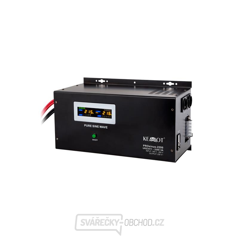 Zdroj záložní KEMOT PROsinus-2200 1600W 12V nástěnný