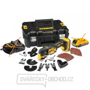 Aku bezuhlíková oscilační multubruska DeWALT DCS353NT 12 V (bez akumulátoru a nabíječky)