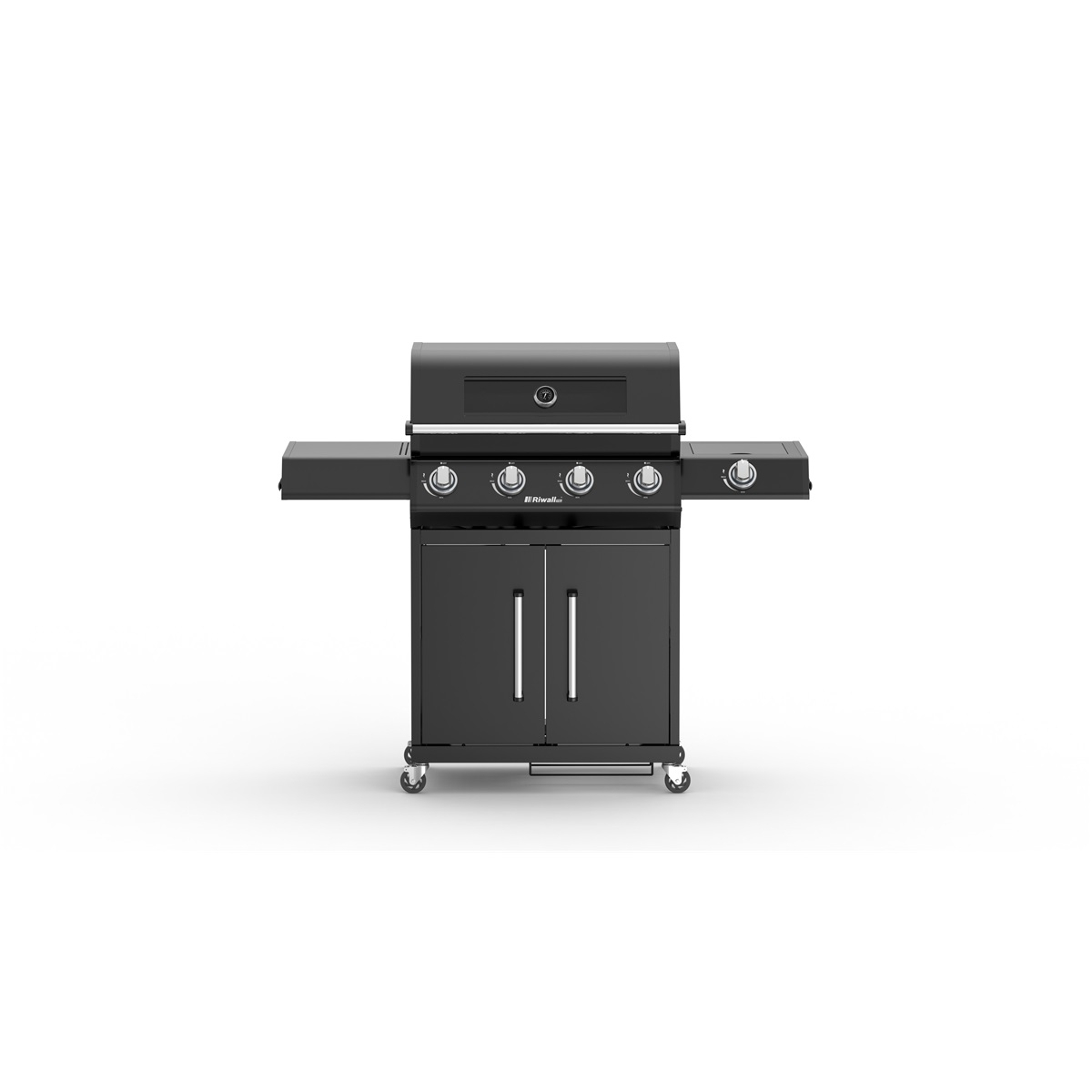 Riwall PRO RGG 41 EXL luxusní plynový gril 17 kW se čtyřmi hořáky a bočním vařičem Náhled