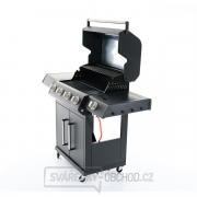 Riwall PRO RGG 41 EXL luxusní plynový gril 17 kW se čtyřmi hořáky a bočním vařičem náhled