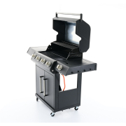 Riwall PRO RGG 41 EXL luxusní plynový gril 17 kW se čtyřmi hořáky a bočním vařičem náhled