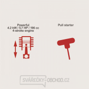 Scheppach BMS 196-88 lištová sekačka na vysokou trávu s pojezdem Scheppach BMS 196-88 lištová sekačka na vysokou trávu s pojezdem náhled