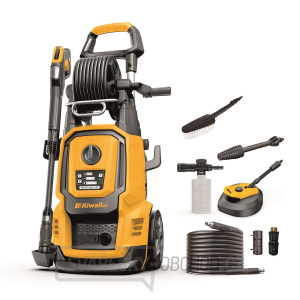 Riwall PRO REPW 180 RC SET elektrická tlaková myčka 180 barů s dálkovým ovládáním a příslušenstvím gallery main image