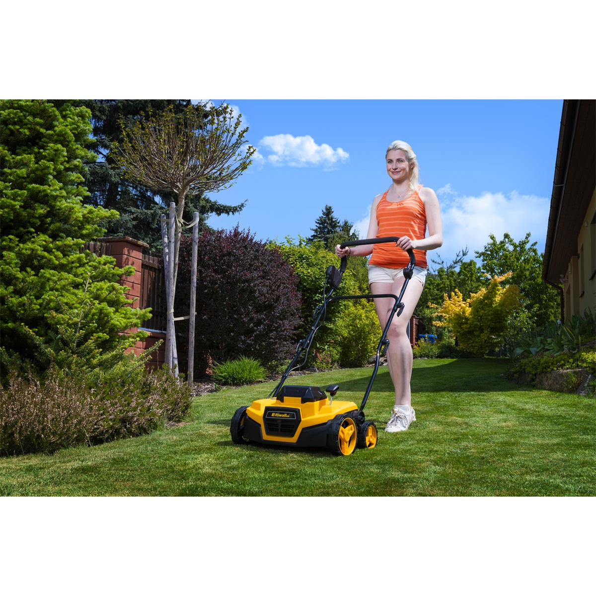 Riwall PRO RAV 3820i aku travní provzdušňovač 2x20 V (bez baterie a nabíječky) Náhled