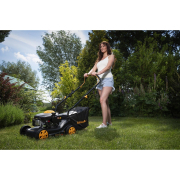 Riwall PRO RPM 4032 P multifunkční travní sekačka 2v1 bez pojezdu Náhled