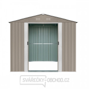 Riwall PRO RMSA 6x8 Brown zahradní domek kovový 2,4 x 1,7 m se sedlovou střechou hnědý Riwall PRO RMSA 6x8 Brown zahradní domek kovový 2,4 x 1,7 m se sedlovou střechou hnědý náhled