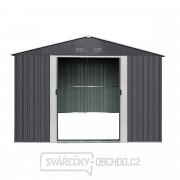 Riwall PRO RMSA 8x10 Anthracite zahradní domek kovový 3 x 2,4 m se sedlovou střechou antracit Náhled