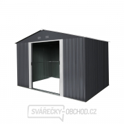 Riwall PRO RMSA 8x10 Anthracite zahradní domek kovový 3 x 2,4 m se sedlovou střechou antracit Náhled