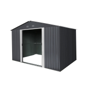 Riwall PRO RMSA 8x10 Anthracite zahradní domek kovový 3 x 2,4 m se sedlovou střechou antracit Náhled