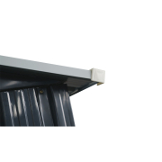 Riwall PRO RMSA 8x10 Anthracite zahradní domek kovový 3 x 2,4 m se sedlovou střechou antracit náhled