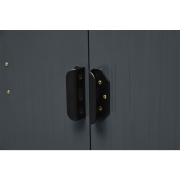 Riwall PRO RMSA 8x10 Anthracite zahradní domek kovový 3 x 2,4 m se sedlovou střechou antracit náhled