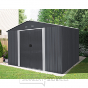 Riwall PRO RMSA 8x10 Anthracite zahradní domek kovový 3 x 2,4 m se sedlovou střechou antracit Riwall PRO RMSA 8x10 Anthracite zahradní domek kovový 3 x 2,4 m se sedlovou střechou antracit gallery main image