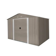Riwall PRO RMSA 8x10 Brown zahradní domek kovový 3 x 2,4 m se sedlovou střechou hnědý náhled