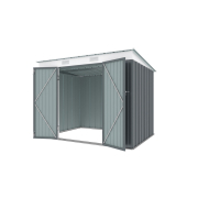 Riwall PRO RMSP 6x8 Anthracite zahradní domek kovový 2,4 x 1,8 m s pultovou střechou antracit Náhled