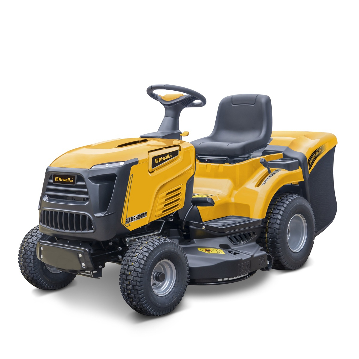 Riwall PRO RLT 102 HRD TWIN dvouválcový travní traktor 102 cm se zadním výhozem a hydrostatickou převodovkou Náhled