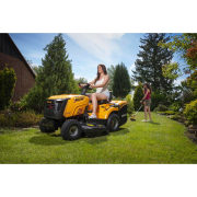 Riwall PRO RLT 102 HRD TWIN dvouválcový travní traktor 102 cm se zadním výhozem a hydrostatickou převodovkou náhled