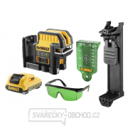 Aku křížový laser s olovnicí 10,8 V DeWALT DCE0822D1G Aku křížový laser s olovnicí 10,8 V DeWALT DCE0822D1G gallery main image