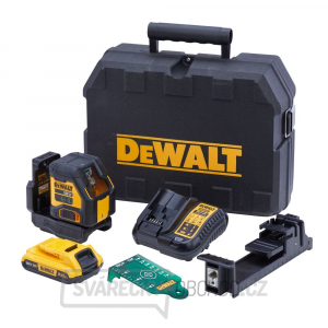 Aku zelený křížový laser 18 V DeWALT DCLE34021D1