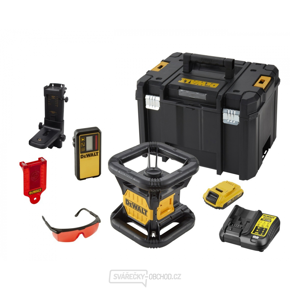 Aku rotační laser 18 V DeWALT DCE074D1R
