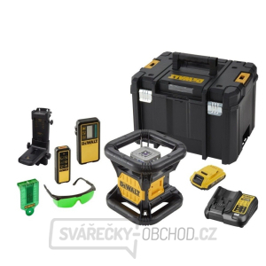 Aku rotační zelený laser 18 V DeWALT DCE079D1G 2.0 Ah 