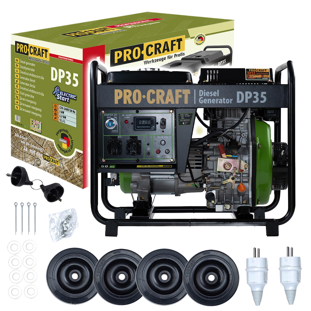 Dieselová elektrocentrála Procraft DP35 | DP35