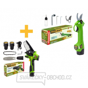 Akční sada Aku ruční pilka Procraft PKA16 a Aku nůžky Procraft ES16Li | SET22 Akční sada Aku ruční pilka Procraft PKA16 a Aku nůžky Procraft ES16Li | SET22 gallery main image