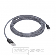 Solight USB-C kabel, USB 2.0 A konektor - USB-C 3.1 konektor, blistr, 1m Náhled