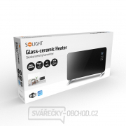 Solight horkovzdušný konvektor sklokeramický 2000W, WiFi, LCD, nastavitelný termostat, časovač Náhled