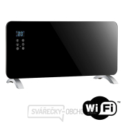 Solight horkovzdušný konvektor sklokeramický 2000W, WiFi, LCD, nastavitelný termostat, časovač Solight horkovzdušný konvektor sklokeramický 2000W, WiFi, LCD, nastavitelný termostat, časovač gallery main image