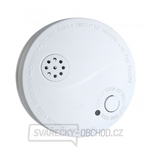 Solight detektor kouře + alarm, 85dB, bílý + 9V baterie gallery main image