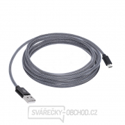Solight USB-C kabel, USB 2.0 A konektor - USB-C 3.1 konektor, blistr, 2m Náhled