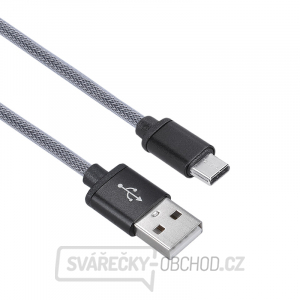 Solight USB-C kabel, USB 2.0 A konektor - USB-C 3.1 konektor, blistr, 2m gallery main image