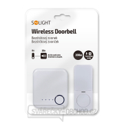 Solight bezdrátový zvonek, do zásuvky, 200m, bílý, learning code náhled